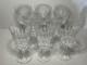 Set of 8 WATERFORD CRYSTAL Lismore 6-7/8 Water Goblet/Wine Glasses IRELAND Vtg
