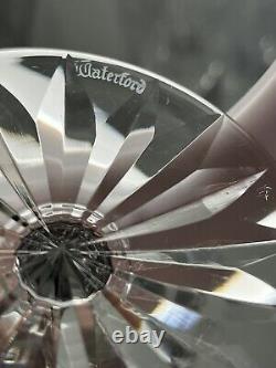 Set of 8 WATERFORD CRYSTAL Lismore 6-7/8 Water Goblet/Wine Glasses IRELAND Vtg