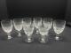 Set of 8 Waterford Colleen Claret Short Stemmed WINE Glasses 4-3/4 Tall