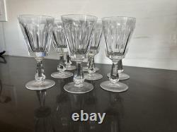 Set of 8 Waterford Cut Crystal Glencree Claret Wine Glass 6