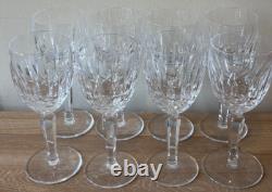 Set of 8 Waterford Kildare 6 1/2 Tall Wine Glasses