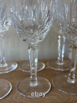 Set of 8 Waterford Kildare 6 1/2 Tall Wine Glasses