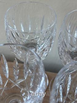 Set of 8 Waterford Kildare 6 1/2 Tall Wine Glasses