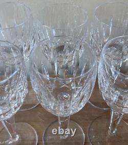 Set of 8 Waterford Kildare 6 1/2 Tall Wine Glasses