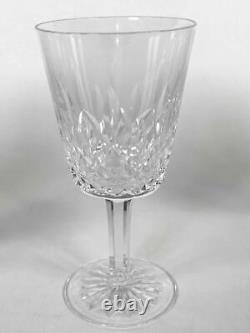 Set of 8 Waterford Lismore Crystal Water Wine Goblets Glasses 7 Tall