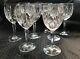 Set of Eight Gorham Crystal Wine Glasses Nocturne Stunning & Beautiful 7