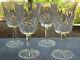 Set of FOUR Waterford Irish Crystal LISMORE Wine Goblets Mint
