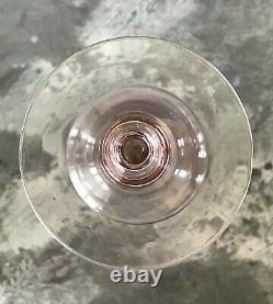 Set of Mikasa Pink Wine Glasses 7 Large and 5 Small MINT CONDITION