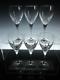 Set of Six (6) Edinburgh Crystal SKYE Wine Glasses (6 1/4) Tall (signed)