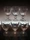 Set of Six (6) Waterford Crystal KATHLEEN Claret Red Wine Glasses