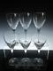 Set of Six Edinburgh Crystal SKYE Wine Glasses 20cms (7-7/8) Tall (signed)