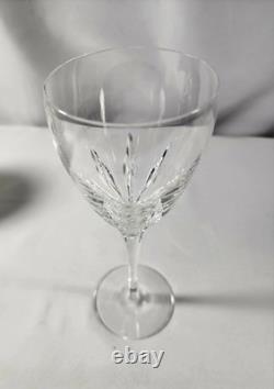 Set of Ten (10) Vintage Gorham White Wine Fine Crystal Cut Glasses BRAND NEW