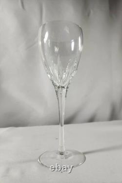 Set of Ten (10) Vintage Gorham White Wine Fine Crystal Cut Glasses BRAND NEW