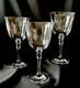 Set of Three (3) Ralph Lauren Crystal LANDON Clear 8 Wine Glasses
