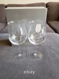 Set of Two Riedel SOMMELIERS Burgundy Grand Cru HANDMADE Crystal Wine Glasses