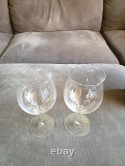 Set of Two Riedel SOMMELIERS Burgundy Grand Cru HANDMADE Crystal Wine Glasses