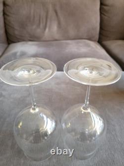 Set of Two Riedel SOMMELIERS Burgundy Grand Cru HANDMADE Crystal Wine Glasses