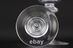 Set of Two Steuben Teardrop-stem Wine Glasses