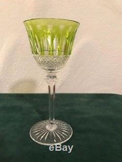 Six St. Louis Crystal 7 3/4 Tommy Wine Hock Glasses
