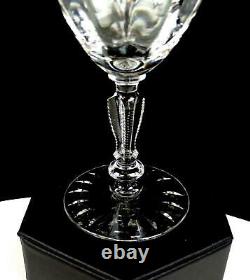Sloan Brobrilliant Crystal Coronation Pattern 2 Piece 6 Wine Glasses