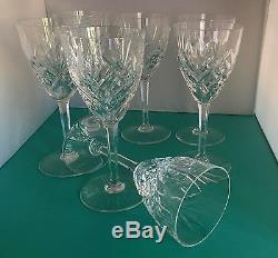 St Louis France, Chantilly, Crystal Water Goblet, Red Wine, 7 7/8, Set of 7