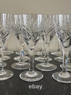 St Louis Saint Louis Crystal France 6 H Chantilly 15 Claret Wine Glasses