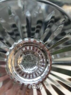 St. Louis Tommy Crystal Water Goblet/Burgundy Wine Goblet Set Of 2 -EUC