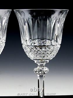 St Saint Louis France Crystal 7-1/8 TOMMY WATER WINE GOBLETS GLASSES Set of 2