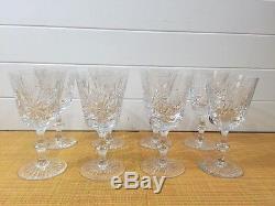 Star Of Edinburgh Scotland Scottish Crystal Wine Glass Goblets 6 Set of 8