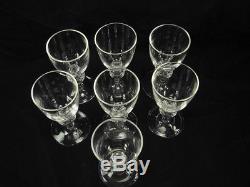Steuben 7925 Set Of 7 Sherry Glasses Estate Find