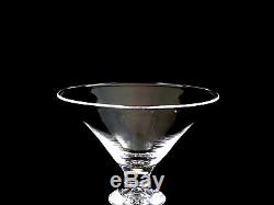 Steuben Crystal #7737 Champagne Sherbet Wine Glasses Teardrop Stem