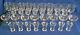Steuben Crystal Glasses Service for 8 10 Water, 8 Champagne, 8 Wine, 8 Cordial