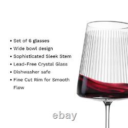 Stölzle Lausitz Soho Power Bordeaux Wine Glass Set of 6