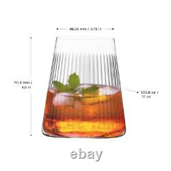 Stölzle Lausitz Soho Power Stemless Red Wine Glass Set of 6