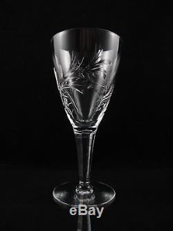Stuart English Crystal Windermere Wine Goblet Glasses, Set of (6), Mint, 6