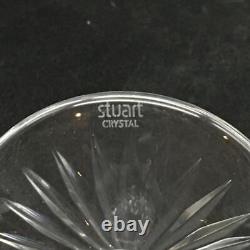 Stuart Shaftesbury Crystal Lot Set Of 8 Claret Wine Glasses Cr2146