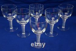 Stuart Sonata Crystal (6) Claret Wine Glasses, 5