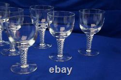 Stuart Sonata Crystal (6) Claret Wine Glasses, 5