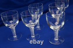 Stuart Sonata Crystal (6) Claret Wine Glasses, 5