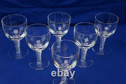 Stuart Sonata Crystal (6) Claret Wine Glasses, 5