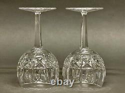 Stunning Pair of 16 Oz Vintage Waterford Crystal kylemore Balloon Wine Glasses