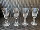 Stunning Set of 4 WATERFORD CRYSTAL Kenmare (Cut) White Wine Glasses MINT