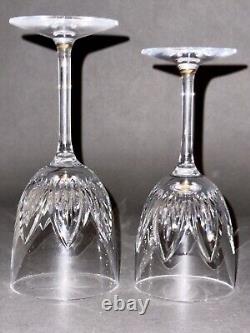 Stunning Vintage 2 of Ballylee Waterford Ireland Crystal Goblet Wine Glasses