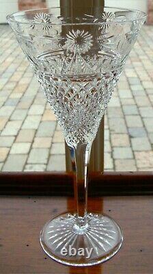 Superb Stuart Crystal Beaconsfield 19.5cm 7¾ Large Wine Glasses X Perfect