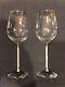 Swarovski Crystalline Red Wine Glasses Set Of 2, Party Wedding Crystal 1095948