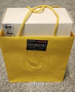 Swarovski Crystalline Stem Set Of 2 Wine Glasses New In Box