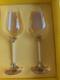 Swarovski Crystalline Stem Set Of 2 Wine Glasses New In Box Perfect condition