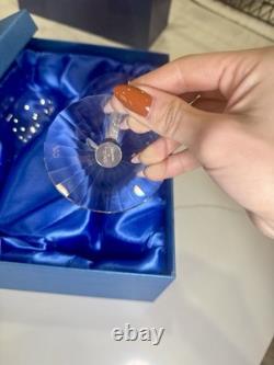 Swarovski Crystalline Wine Glasses Designed By Steven Weinburg Set Of 2 No Box