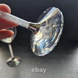 Swarovski Crystalline Wine Glasses Designed By Steven Weinburg Set Of 2 No Box