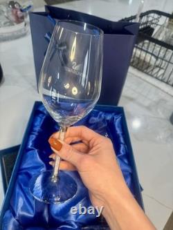 Swarovski Crystalline Wine Glasses Set Of 2